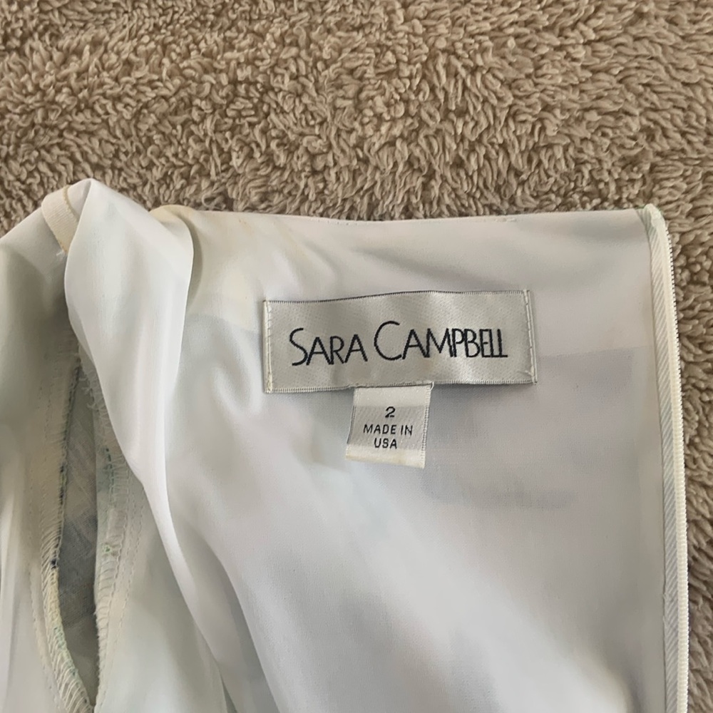 Floral dress by Sarah Campbell beautiful cut perfect for the office